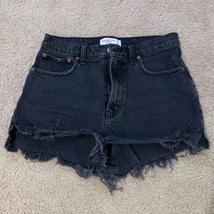 Abercrombie & Fitch curve love cutoff shorts